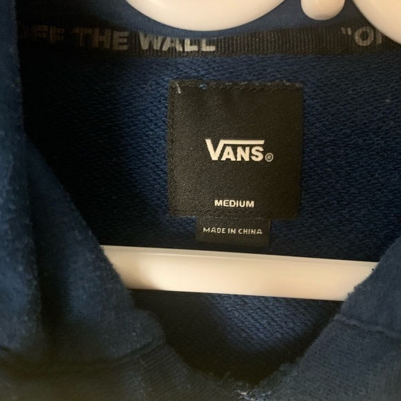 Vans  Vintage Style Colour Block Hoodie with Hood Script, Size M - Picture 6 of 9